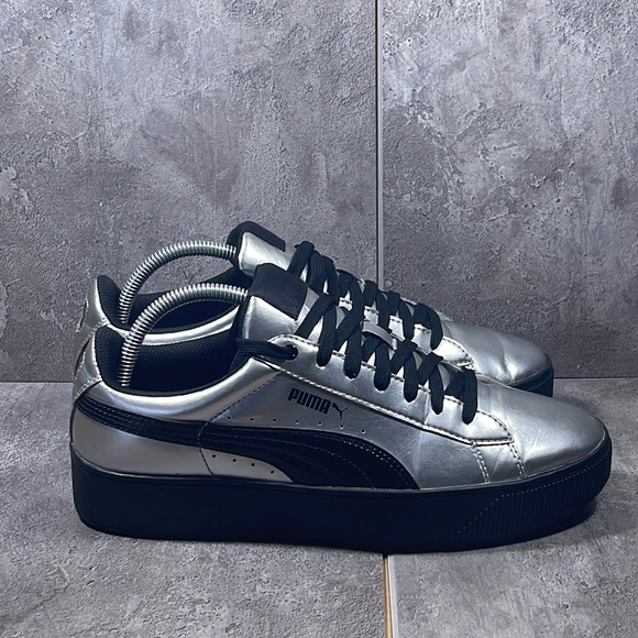 Puma Shoes - Puma Vikky Platform Metallic